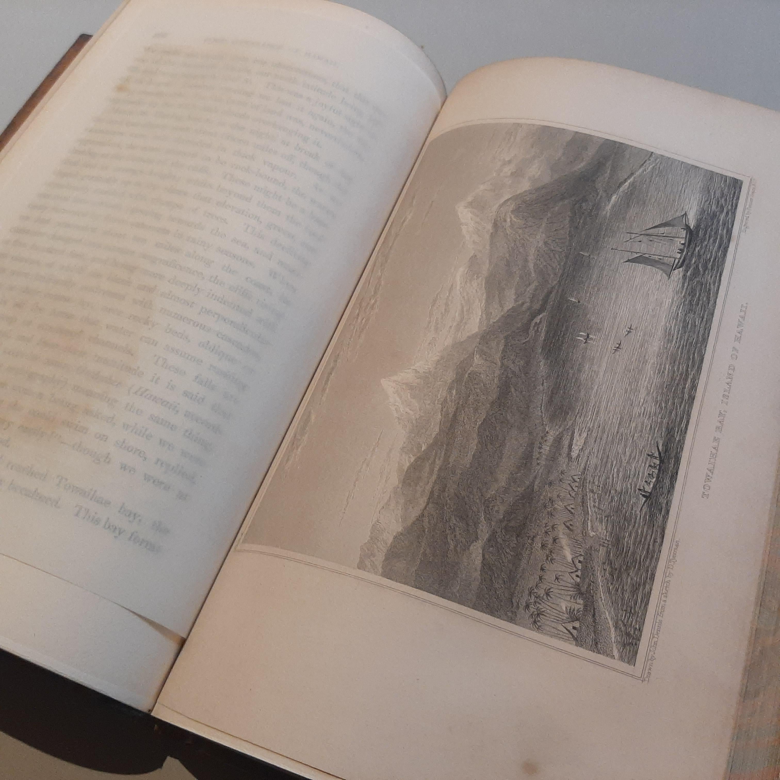 Carta Journal of Voyages and Travels '2 Vol.' by Tyerman & George Bennet, '1831' in vendita