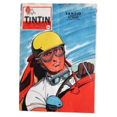 Journal Tintin N°489, 6 Mars 1958 — Graton Fangio Cover — Jacobs S.O.S. - 2C120