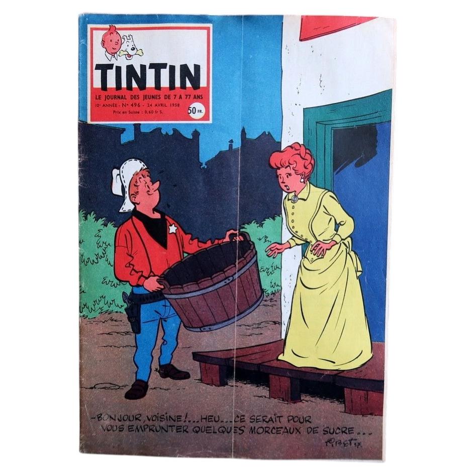 Journal Tintin N°496, Apr 1958, Chick Bill Cover — S.O.S. Météores- 2C111