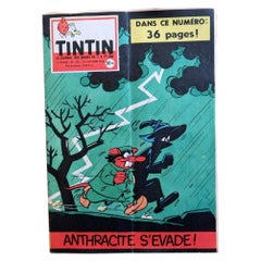 Journal Tintin N°521 "Anthracite S'Evade" 1958 — Franquin & Reding - 2C84