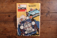 Journal Tintin N°522 "Bugatti" Cover 1958 — Franquin & Jean Graton - 2C85