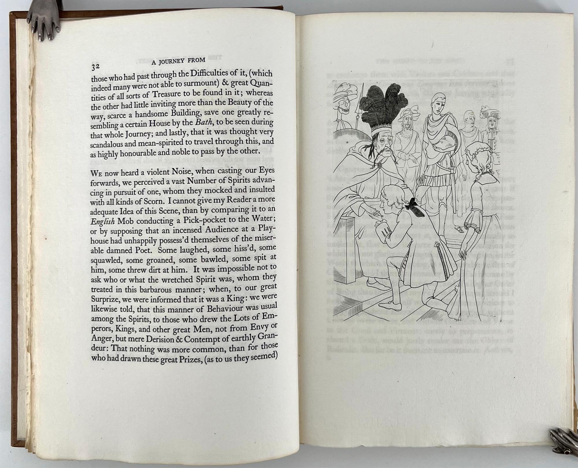 Tissu Voyage de ce monde à l'autre par H. Fielding - Golden Cockerel Press en vente