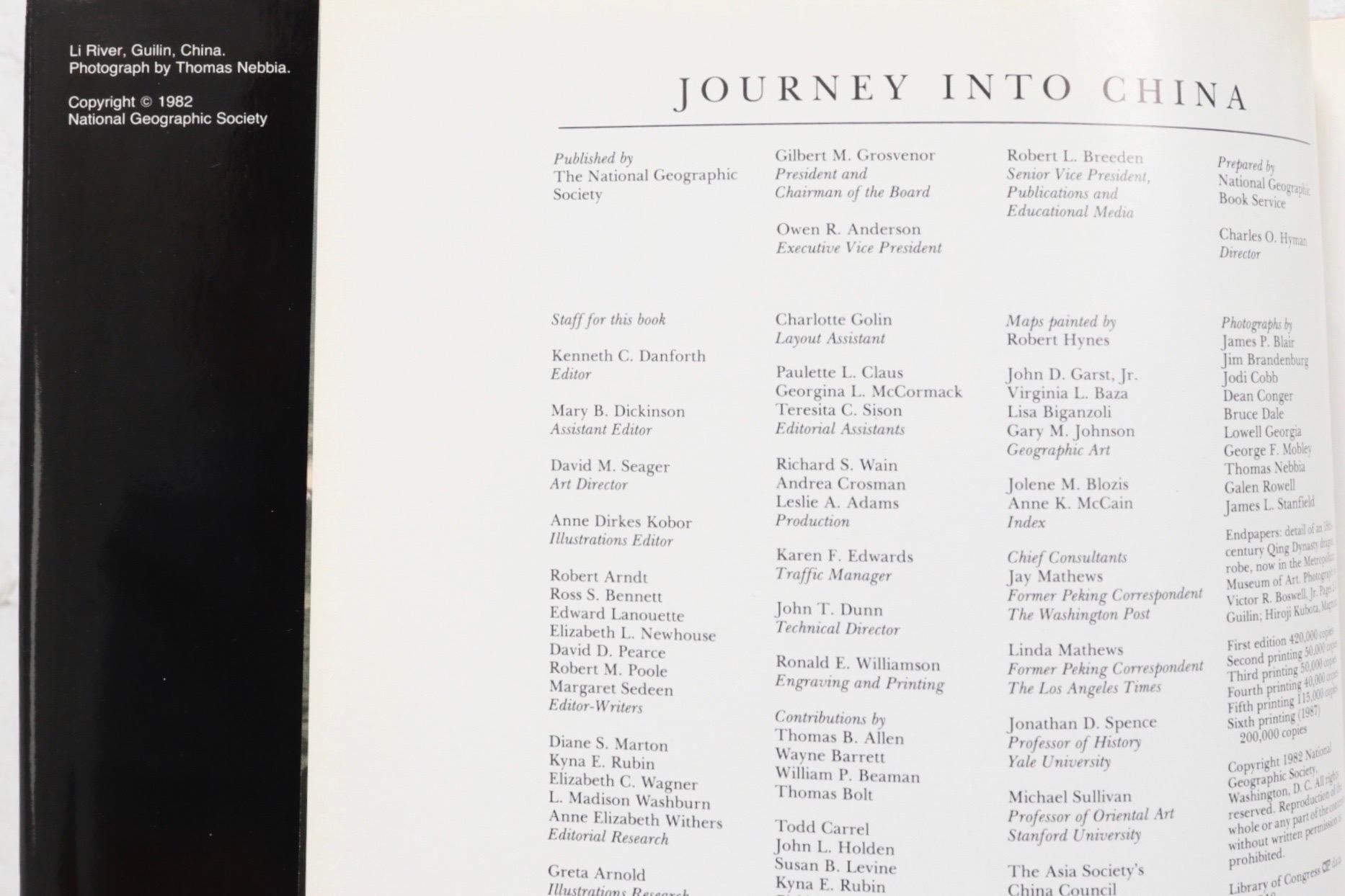 Journey Into China, Hardcoverbuch (Ende des 20. Jahrhunderts) im Angebot