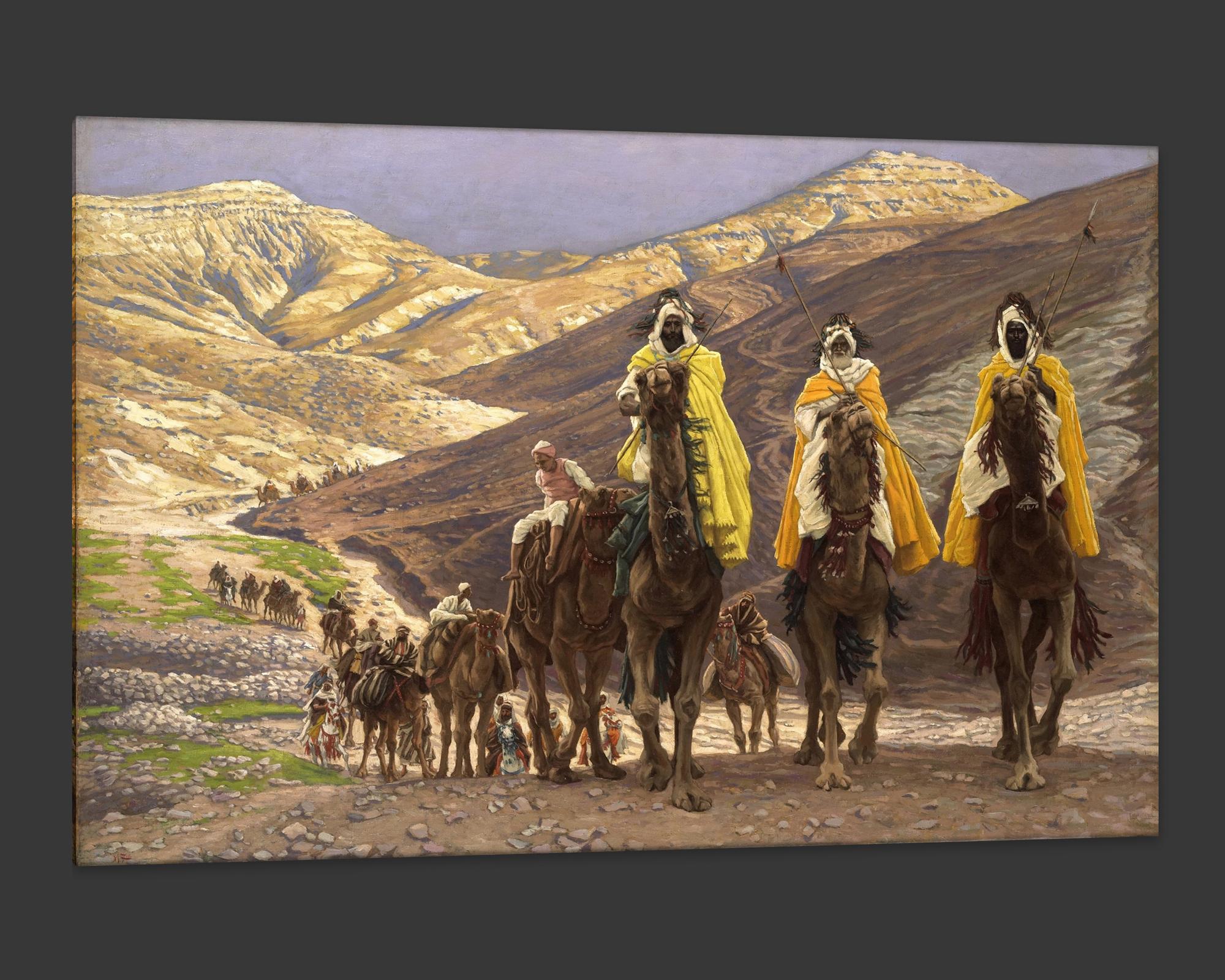 French Journey of the Magi, after Grand Tour Oil Painting by James Tissot For Sale