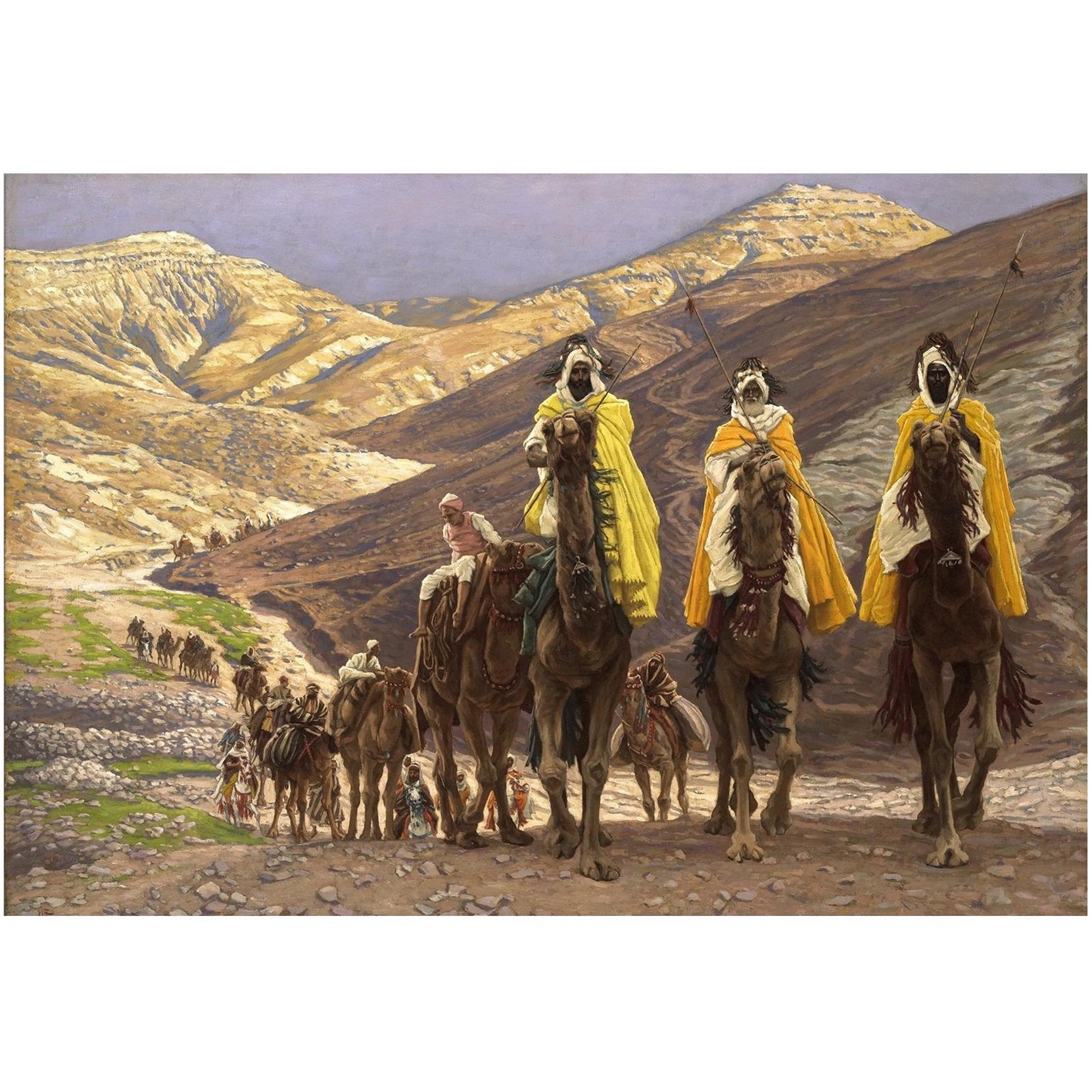 Journey of the Magi, after Grand Tour Oil Painting by James Tissot For Sale