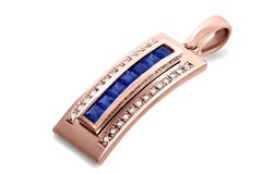 Journey Pendant, Your Grace, Rose Gold with Sapphire Insert