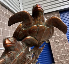 "Journey's End" Sea Turtle Monumental Bronze Sculpture by Kent Ullberg
