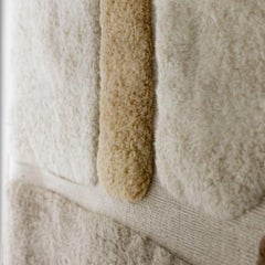 Alfombra de lana bereber JOUZOUR Moderna tejida a mano Diseño minimalista personalizado