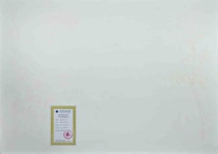 Flowerpot  - Original Lithograph by Jovan Vulic - 1988