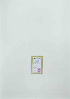 Flowerpot - Original Lithograph by Jovan Vulic - 1988