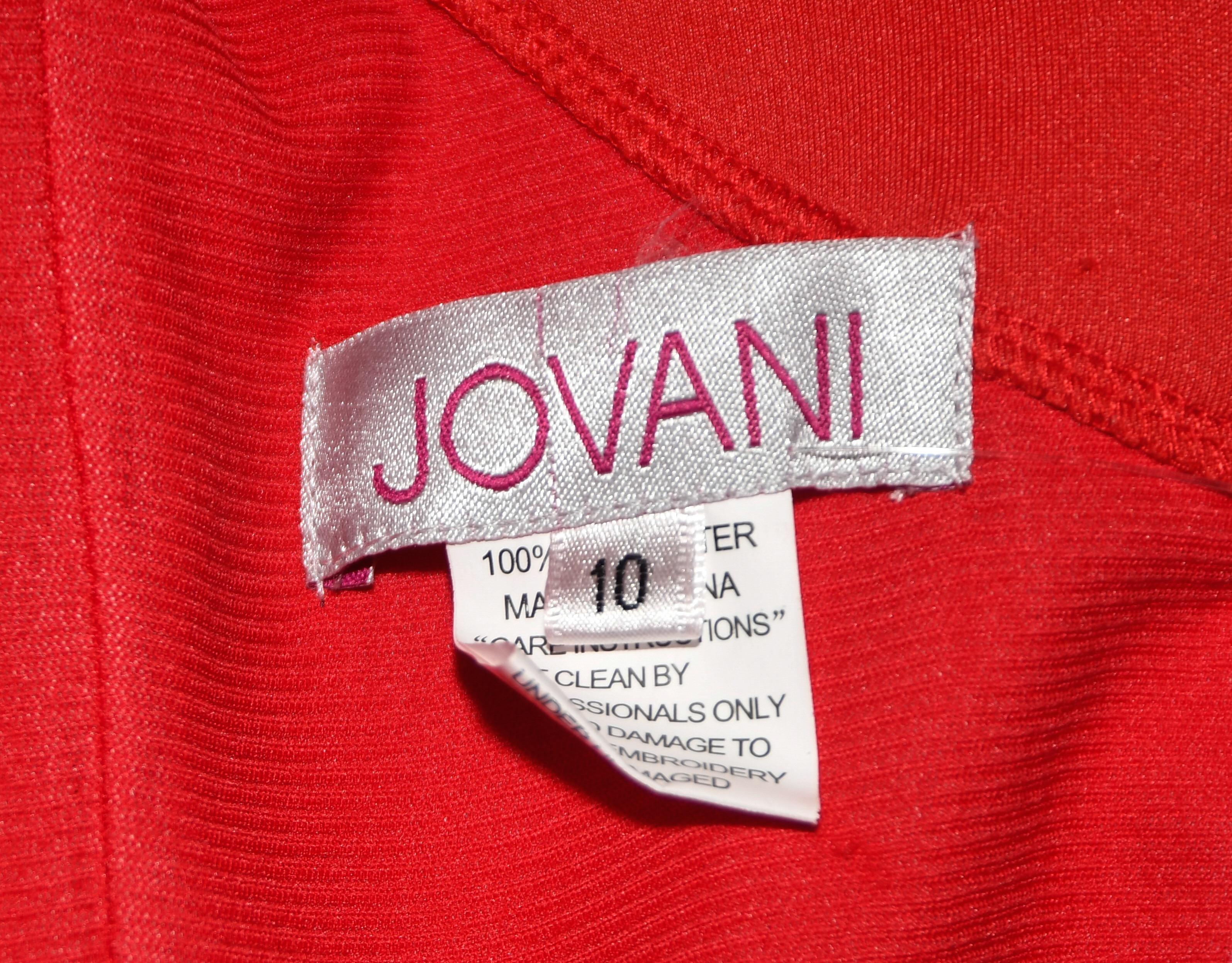 jovani red dress