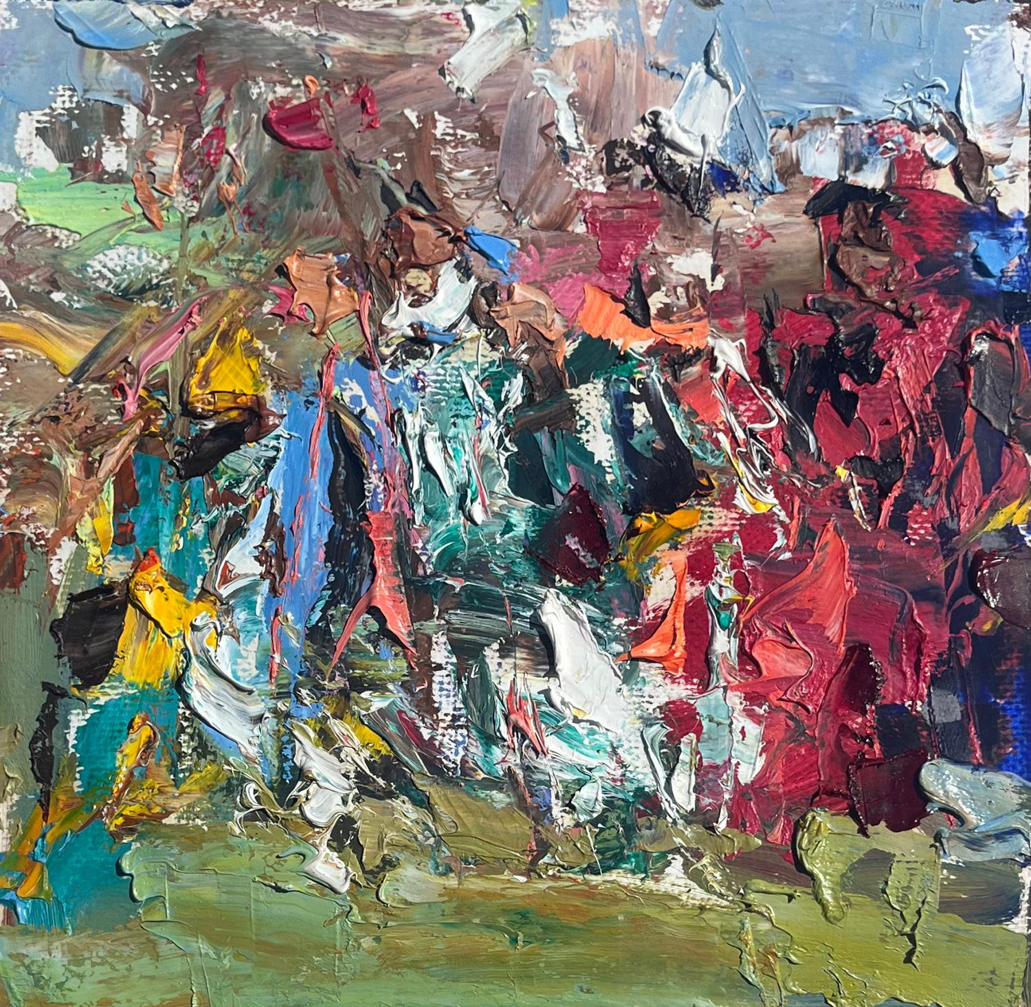 Studio del colore per il Grande Evento dei Nativi Americani - Painting Impressionismo di Jove Wang