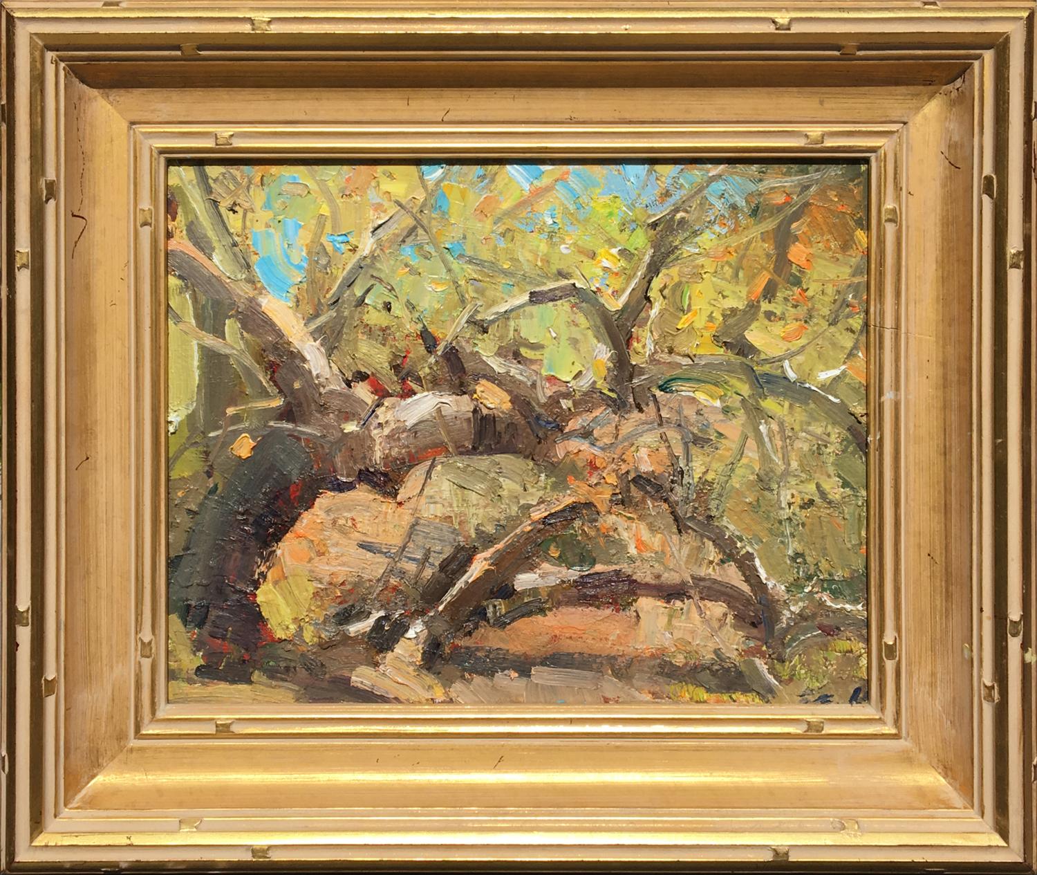 Light Through the Brambles - Painting by Jove Wang