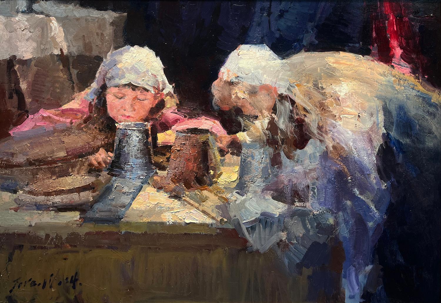 Le sorelle Craft - Painting di Jove Wang