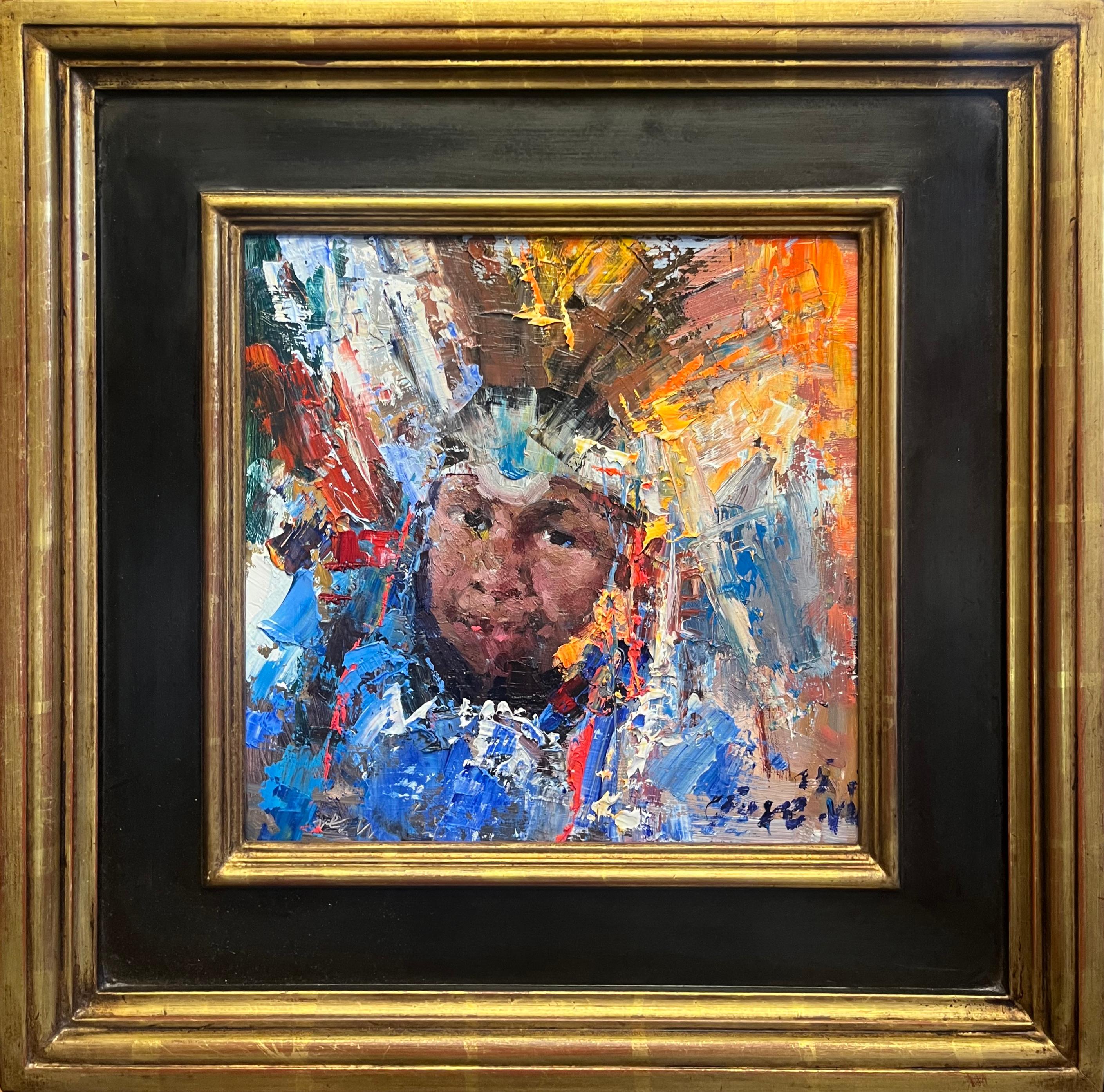 Young Boy at Gathering of Nations Pow Wow