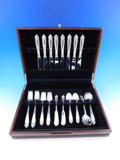 Joy by International Sterling Silver Flatware Set for 8 Service 48 Pieces