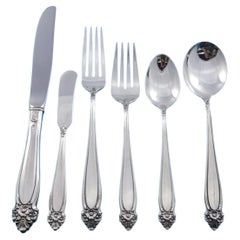 Joy by International Sterling Silver Flatware Set for 8 Service 48 Pieces