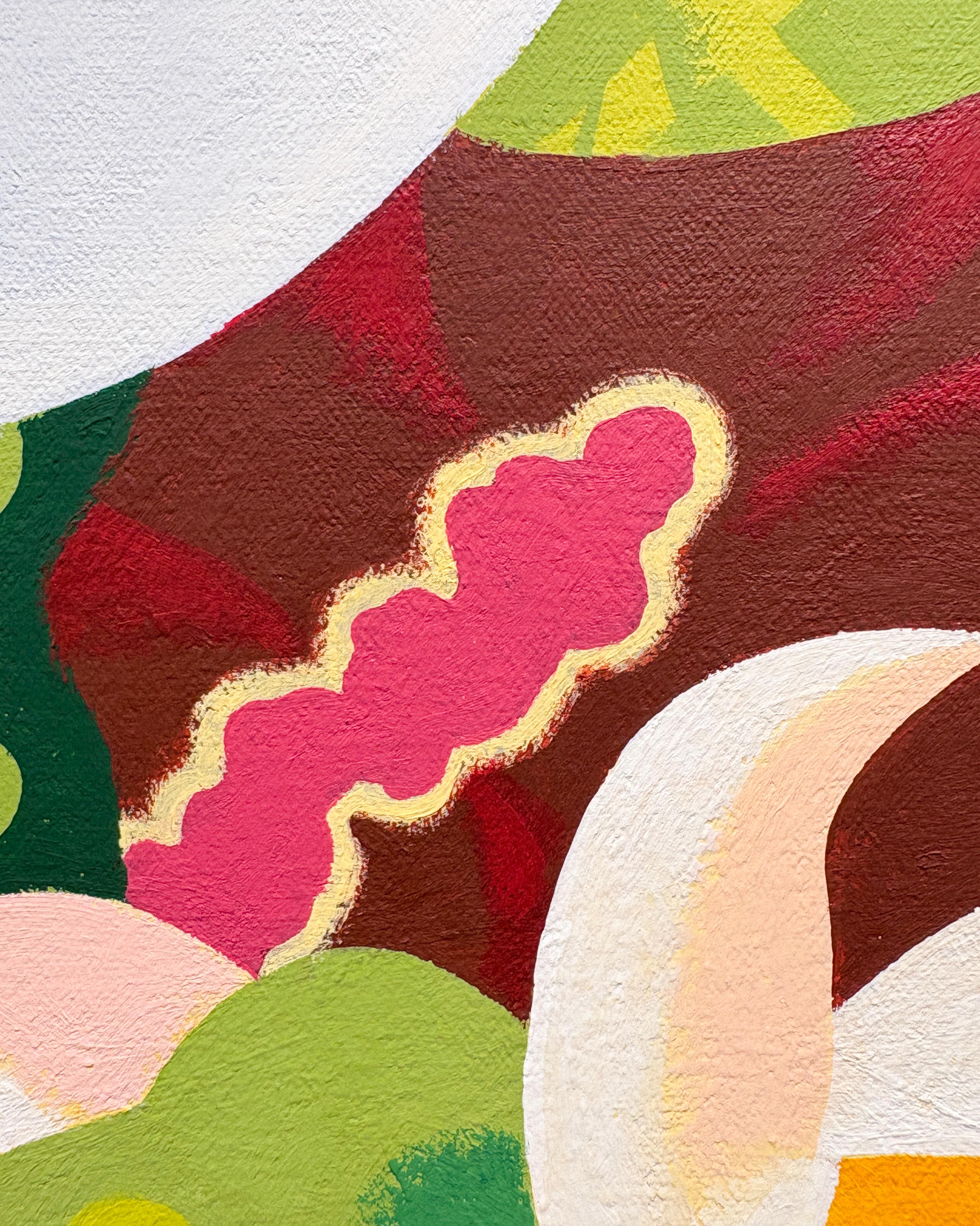 Let Go - Abstract Expressionist Painting by Joy Taylor