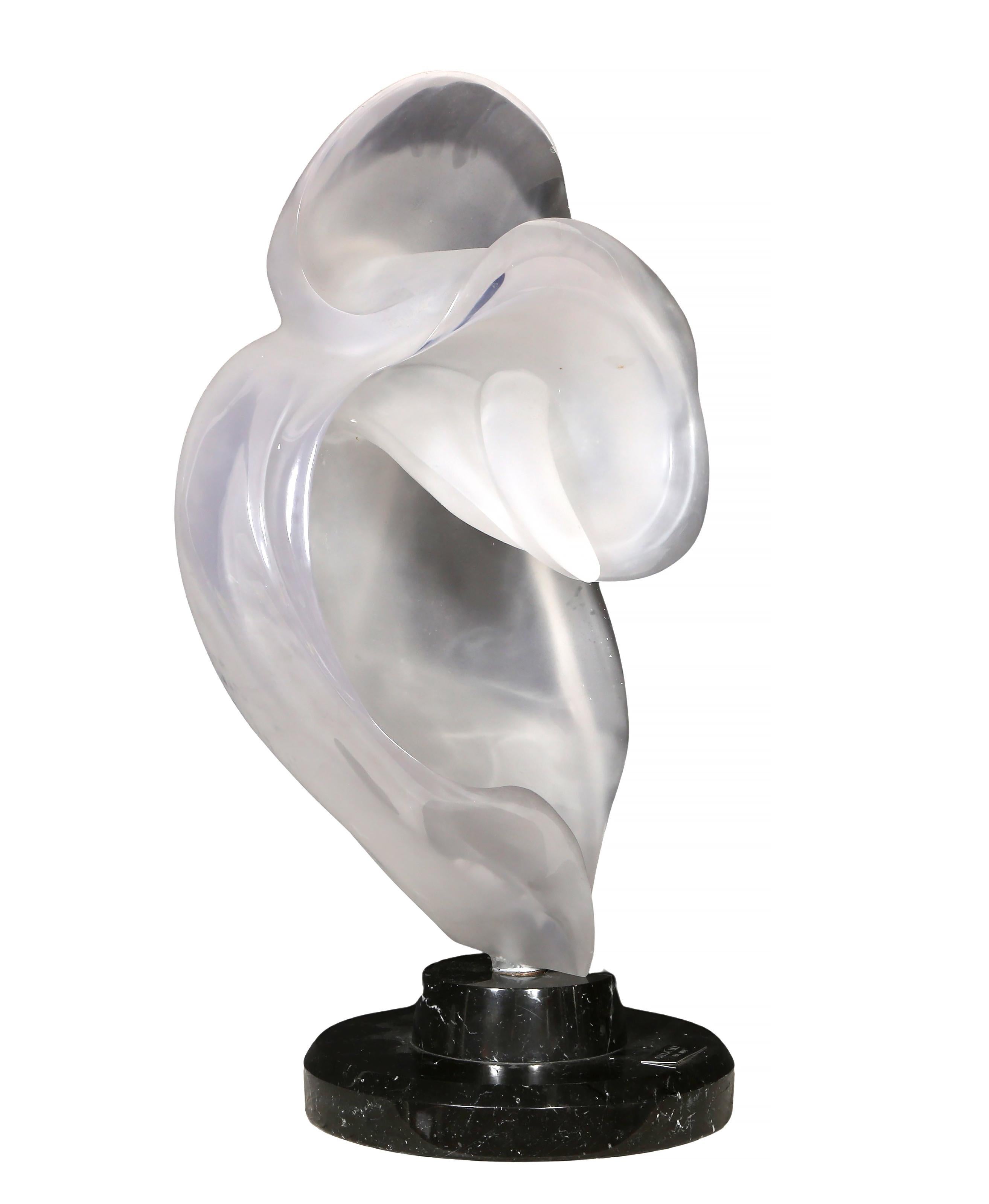 Calla Lily, Contemporary Floral Resin Sculpture by Joy Taylor For Sale 2