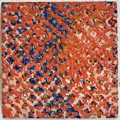 1978 Joy Walker Pattern & Decoration Color Field Abstract Op Art Painting