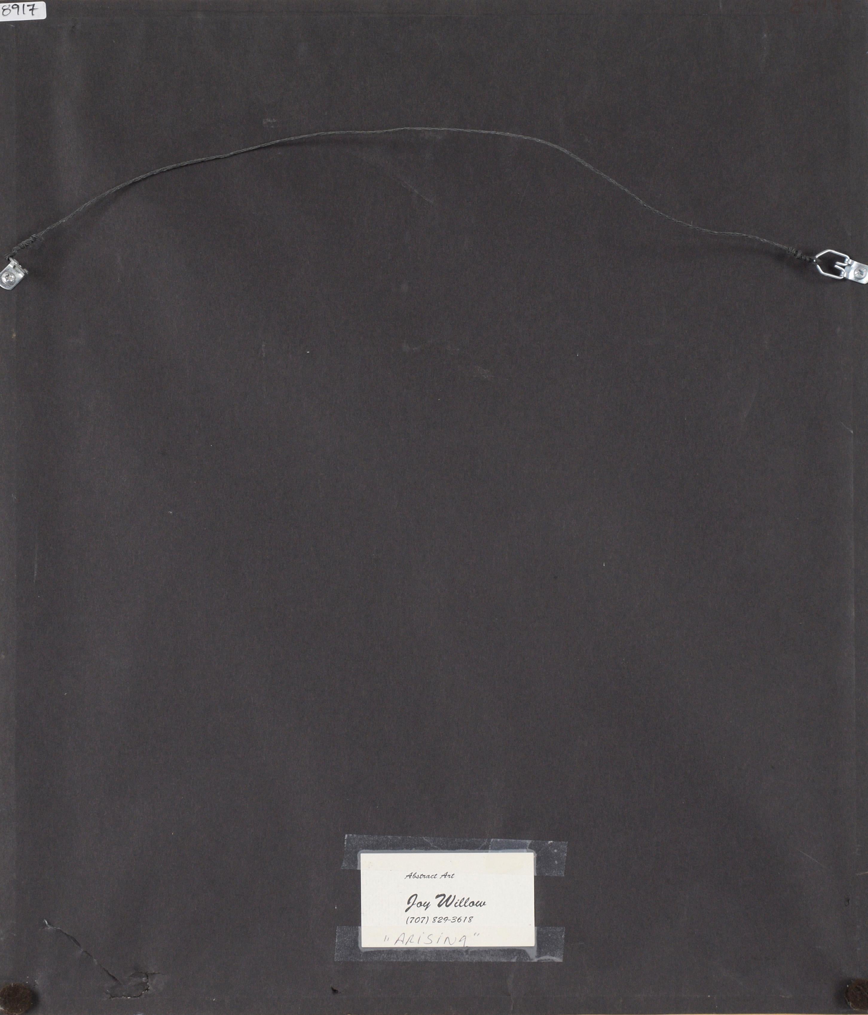 „Arising“ – Abstrakter Fauvismus – Stil von Rothko in Acryl auf Papier von Joy Willow im Angebot 6