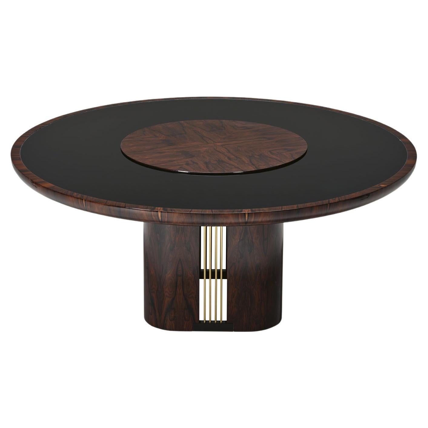 JOYA round table with rotating center