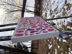 Jolie en rose, peinture originale