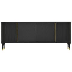 Joyce Contemporary Sideboards aus Eschenholz mit Slide-Türen