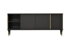 Joyce Contemporary Sideboards in Ashwood with Sliding Doors - Sample Request