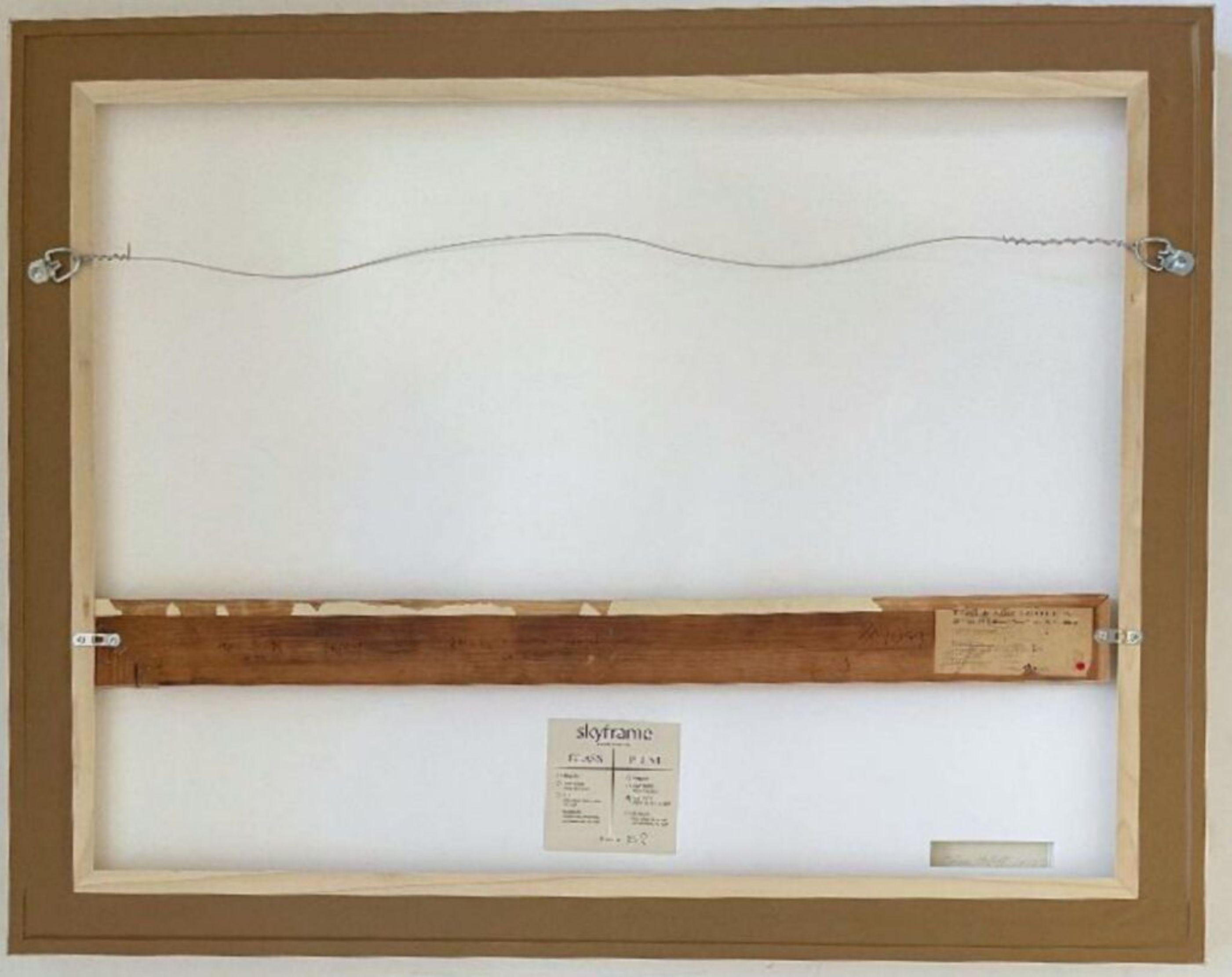 Tepoztlan II unique signed framed work on paper by renowned artist Joyce Kozloff For Sale 5