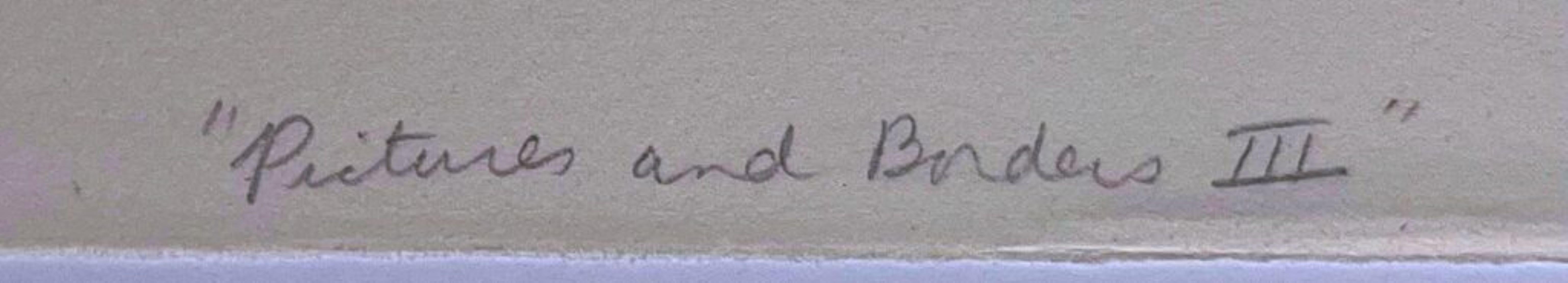 Cuadros y Bordes III Litografía firmada/N del pionero del arte de Pattern & Decoration en venta 1