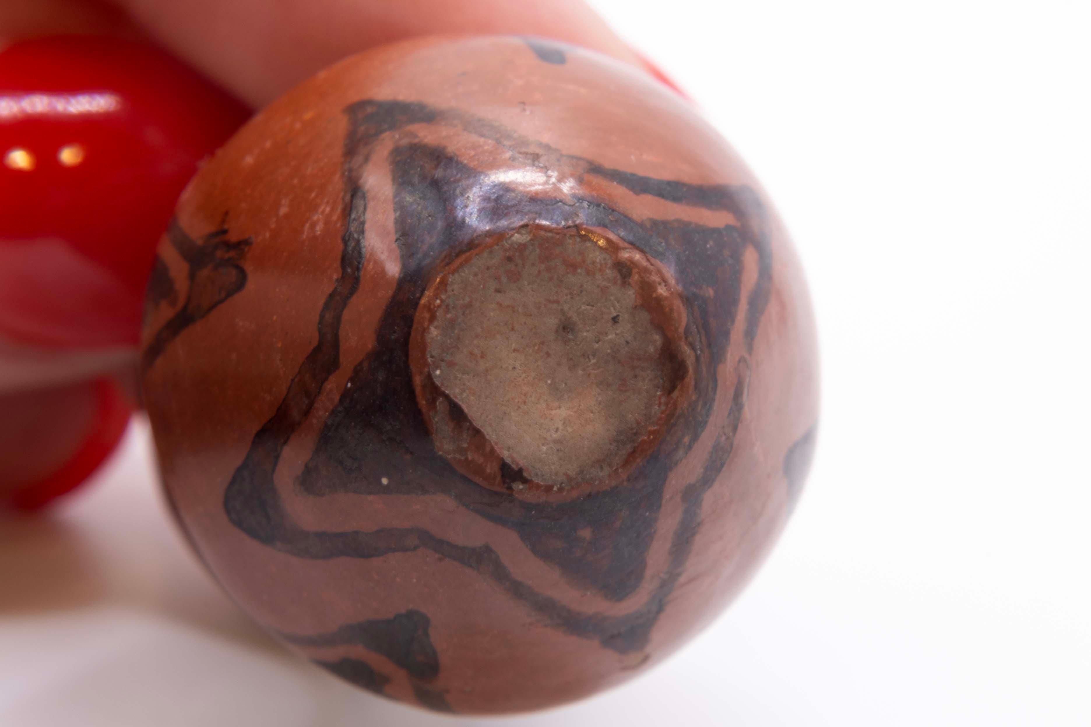 Joyce Leno Acoma Pueblo New Mexico Earthenware Pottery w/ Jeanette Teba Vessels 2