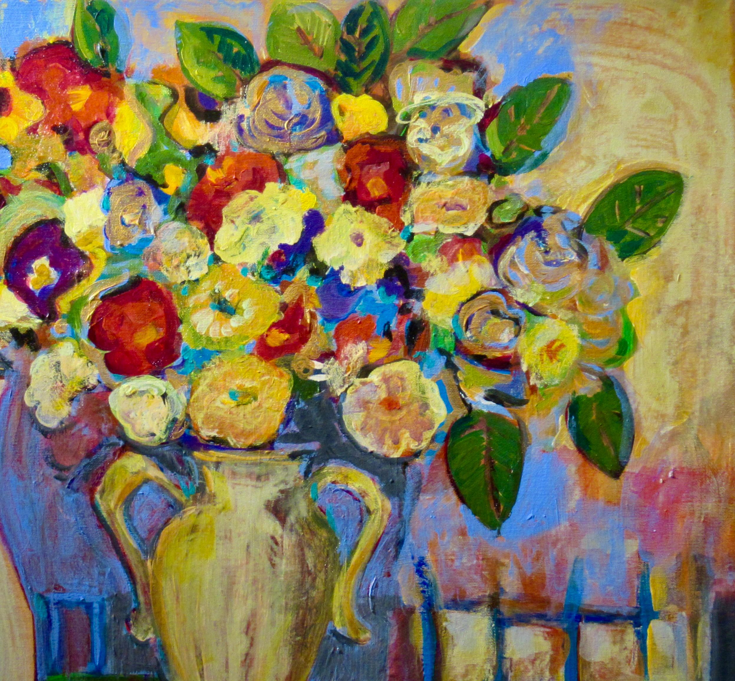 Profusion - Painting by Joyce Lieberman