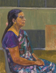 Joyce Moore - Contemporary Oil, The Hindu Lady