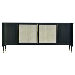 Joyce Sideboard with Woven Vienna Straw