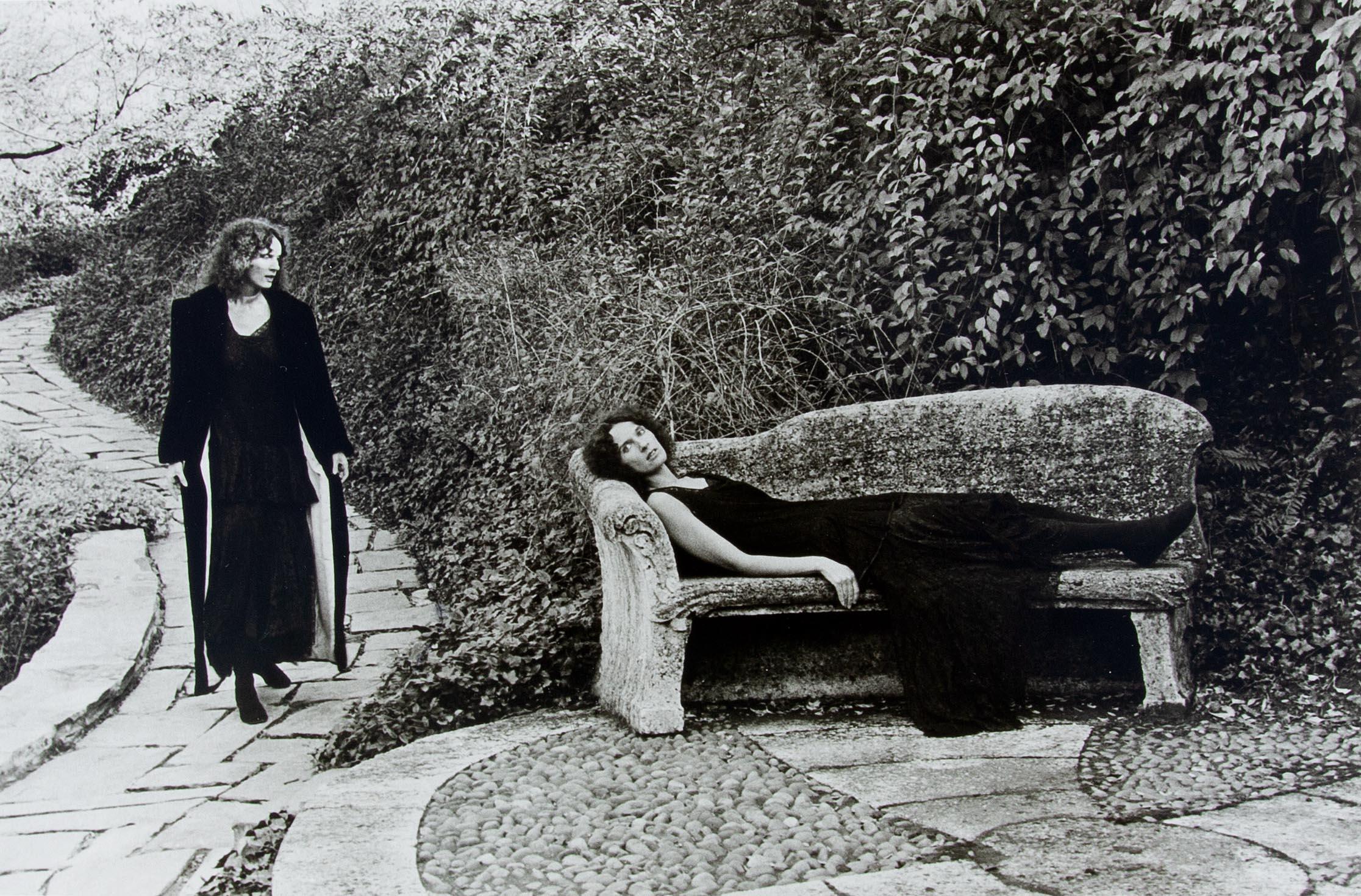 Joyce Tenneson self-portrait. Cover image for Tenneson's book 'In/Sights: Self-Portraits by Women. Silver gelatin photograph. Signed and dated 1976. Matted. Unframed. Matted size 16