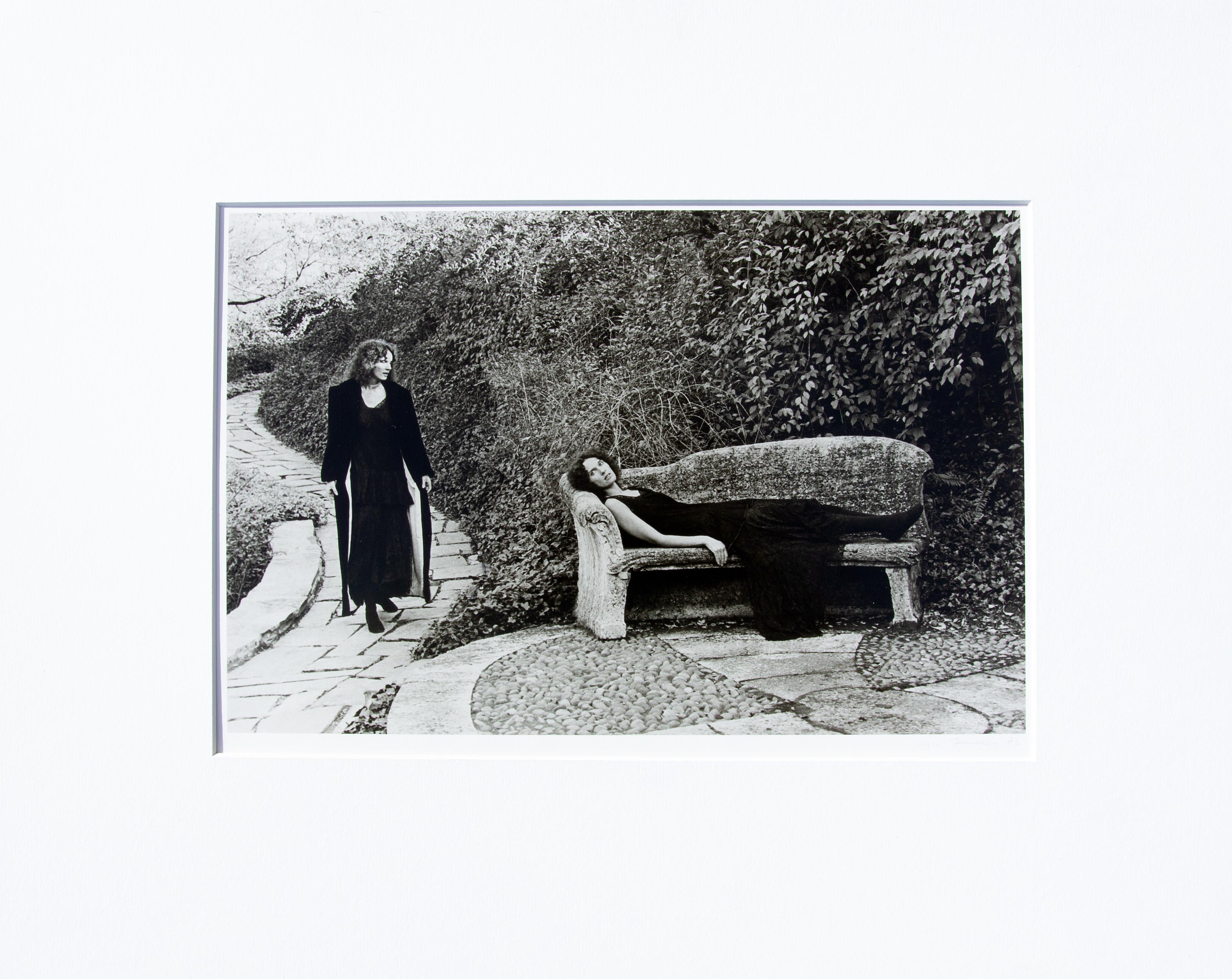 Joyce Tenneson self-portrait. Cover image for Tenneson's book 'In/Sights: Self-Portraits by Women. Silver gelatin photograph. Signed and dated 1976. Matted. Unframed. Matted size 16