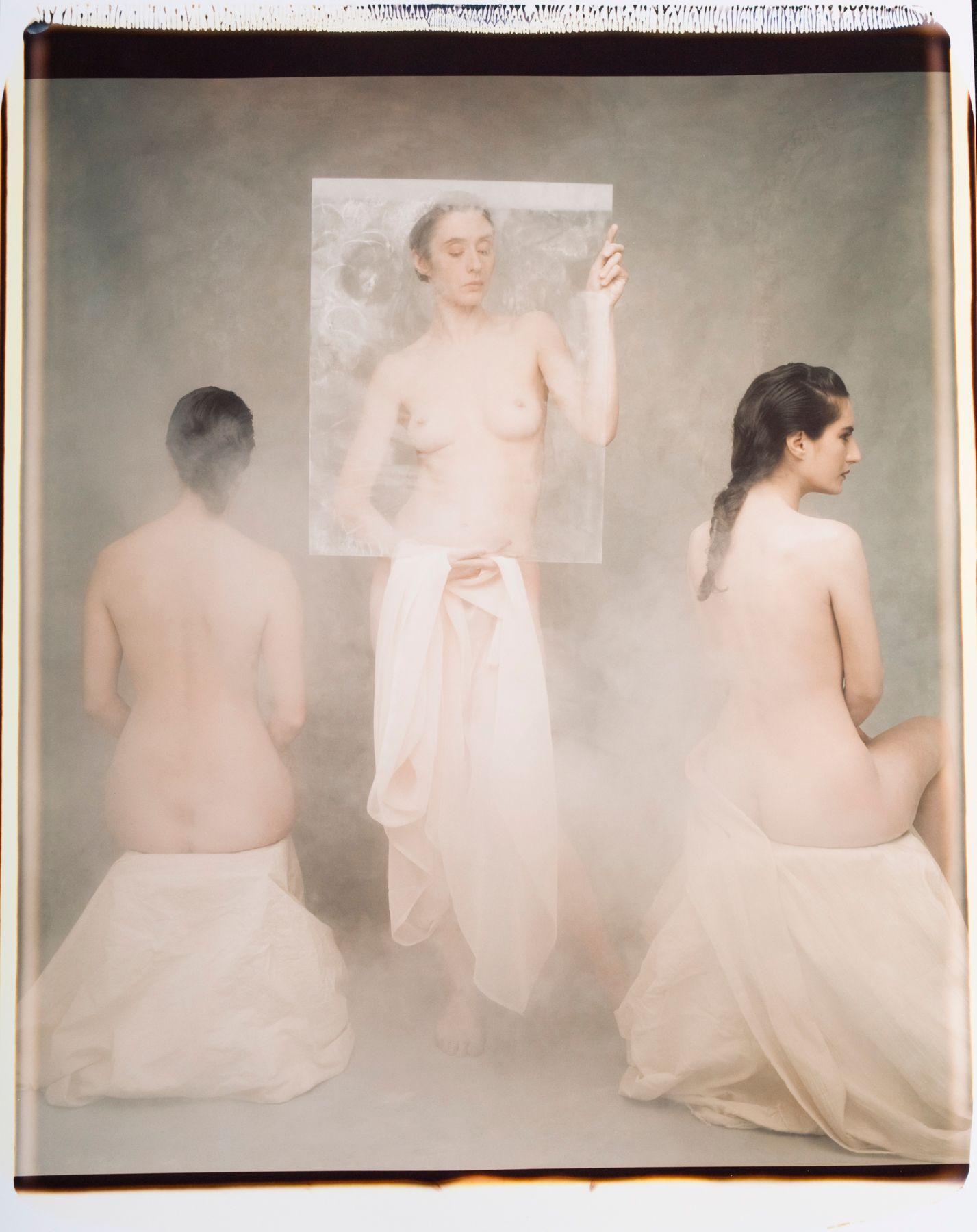 Joyce Tenneson Nude Photograph - Three Women and Plexi