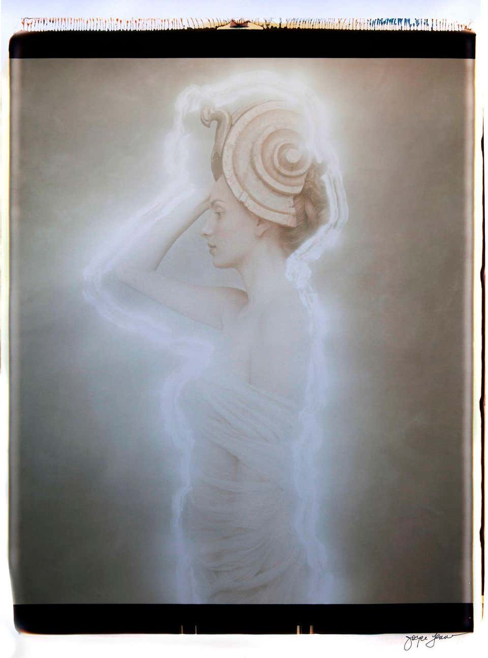 Woman with Architectural Shell