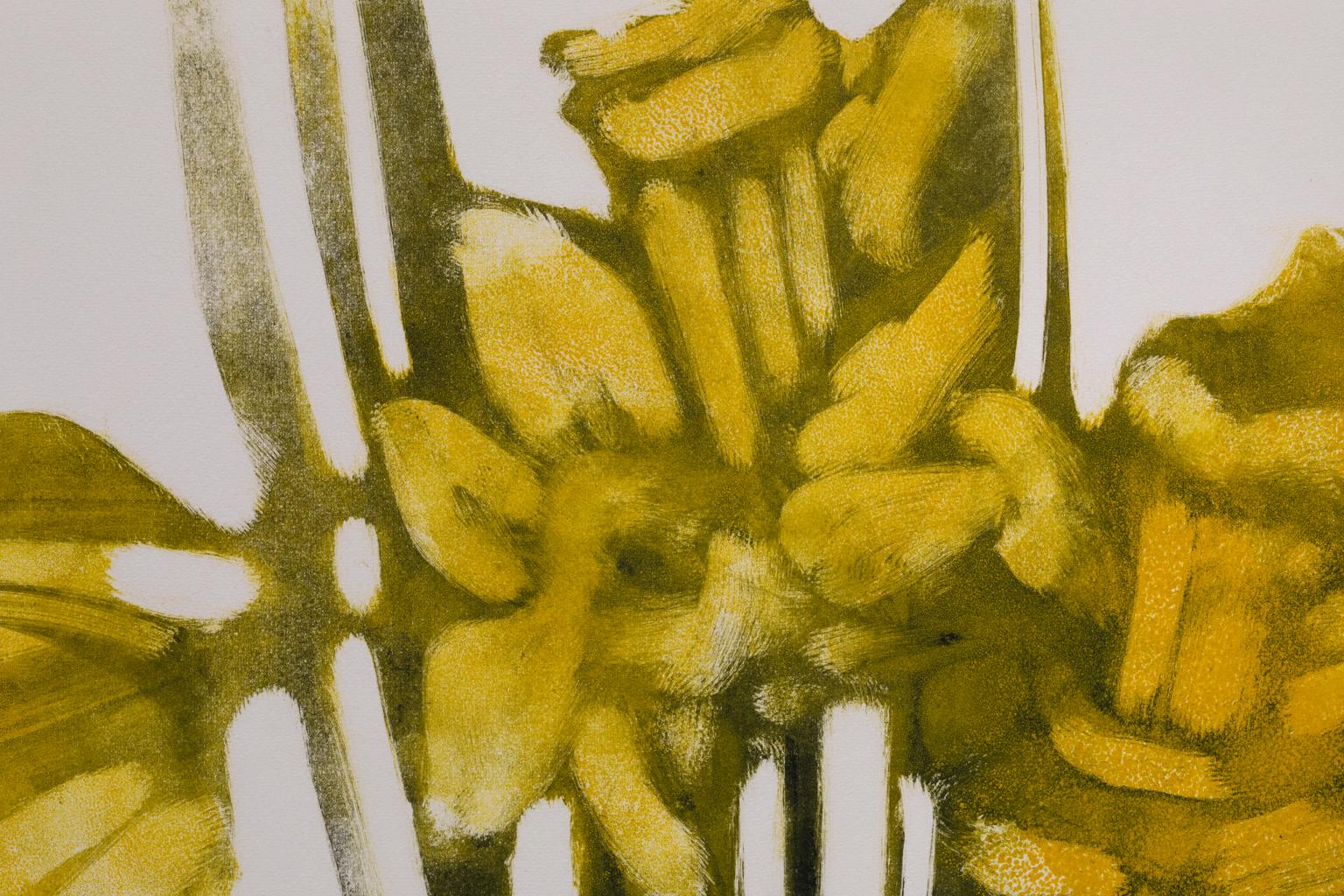 Monoimpression Spring/Daffodils de Joyce T. Nagel, signée et datée - Modernisme américain Print par Joyce Tilley Nagel