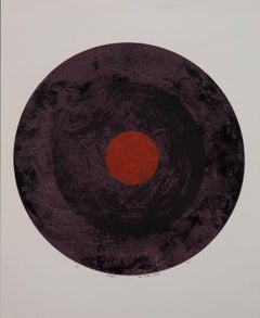 Joyce T. Nagel Collagraph "Earthcore" Signed Dated Ltd Ed