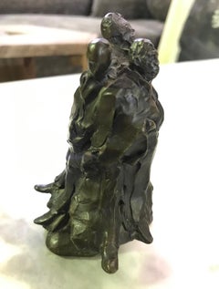 Joyce Treiman California Artist Rare Signed Modern Bronze Sculpture