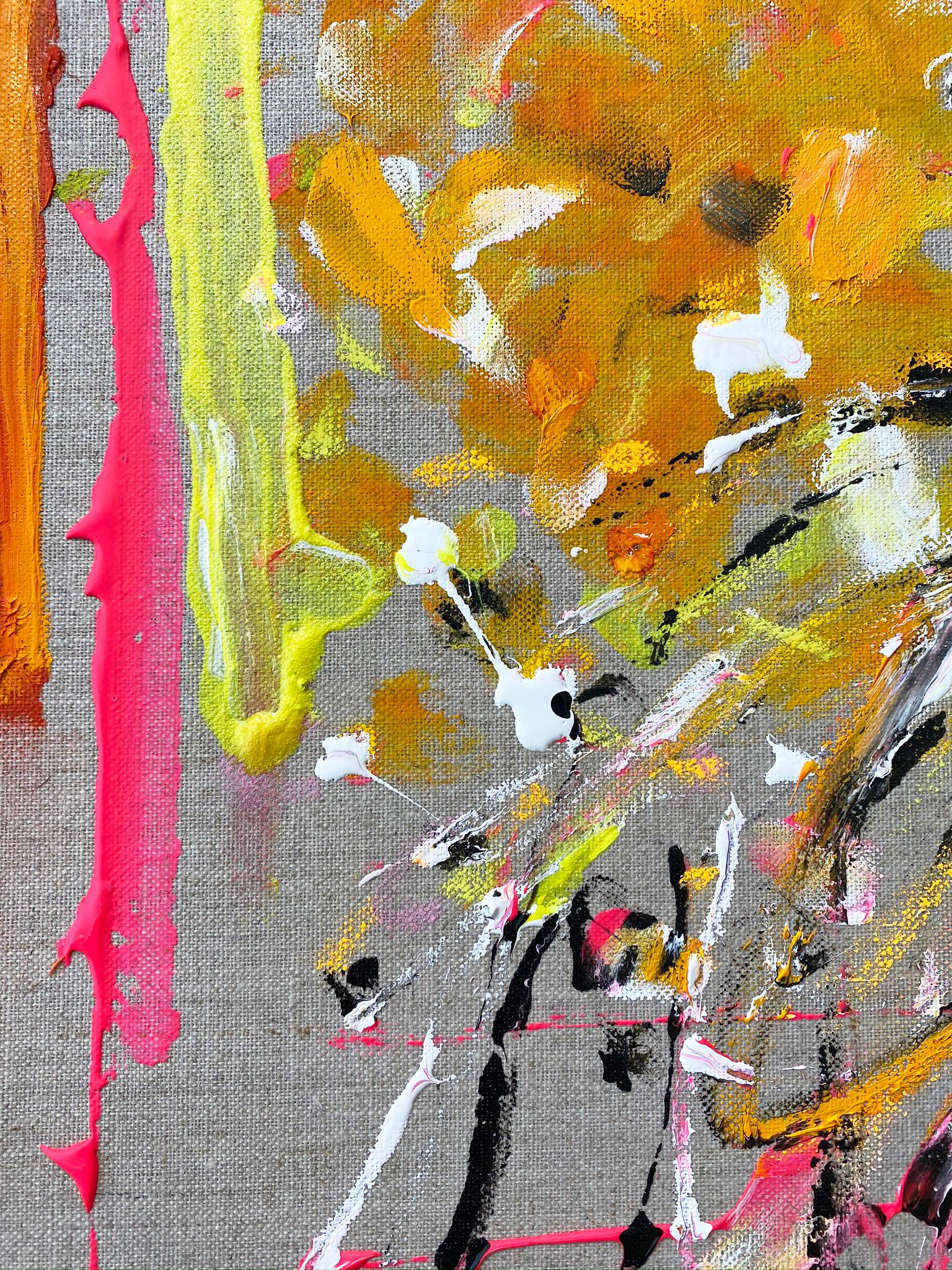 Abstract oil painting, Joyce Weinstein, Ancramdale Autumn 2