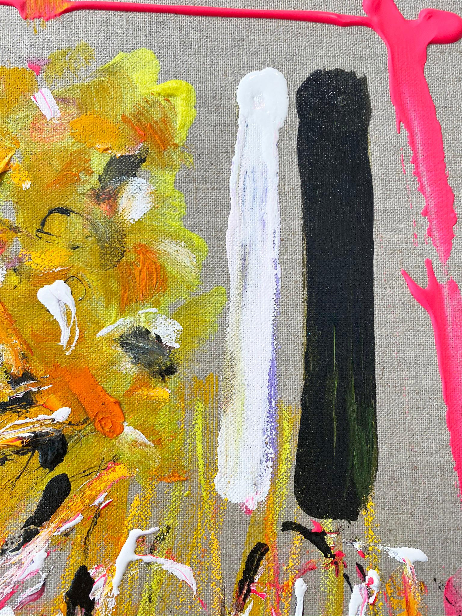 Abstract oil painting, Joyce Weinstein, Ancramdale Autumn 3