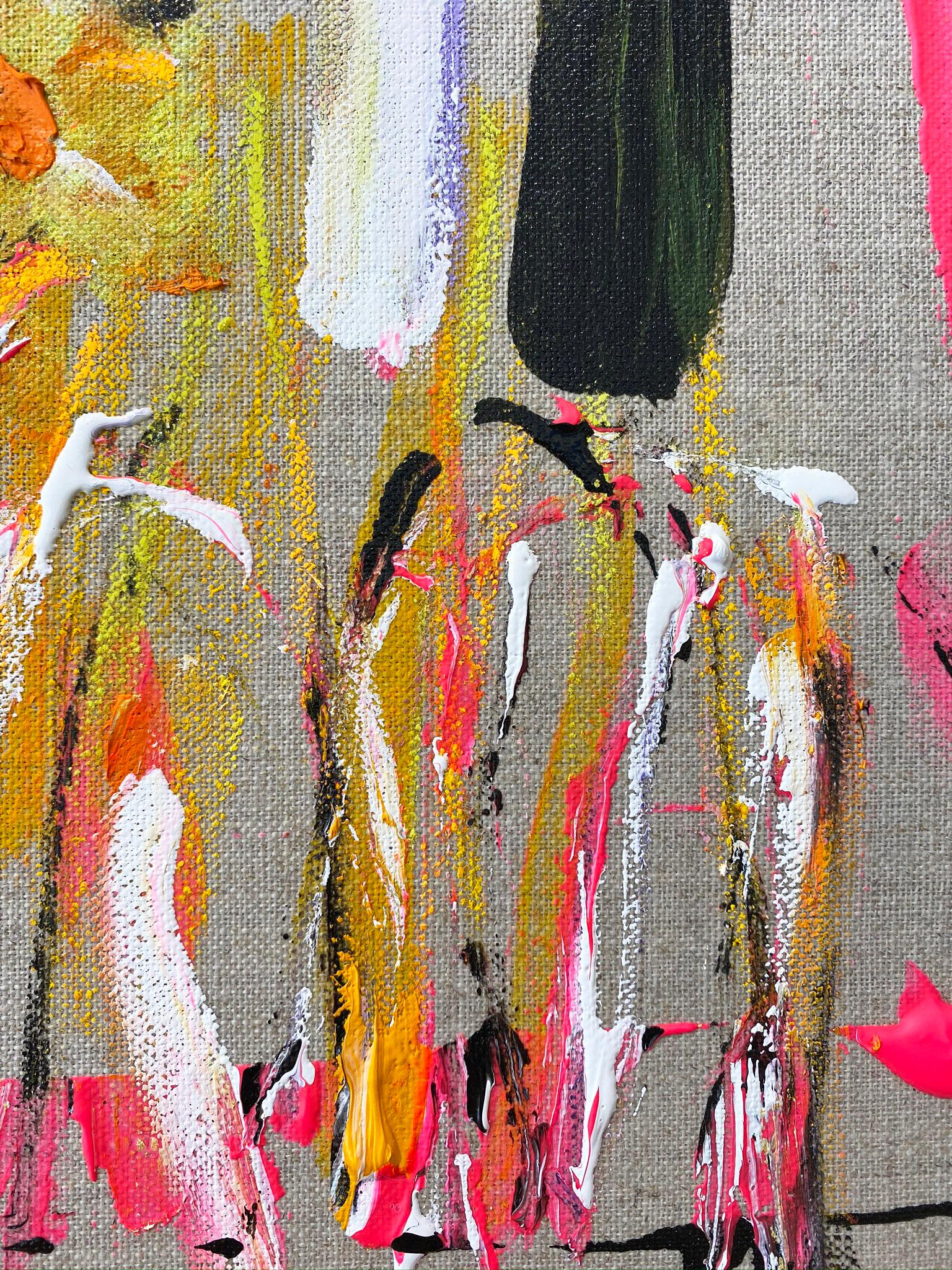 Abstract oil painting, Joyce Weinstein, Ancramdale Autumn 4