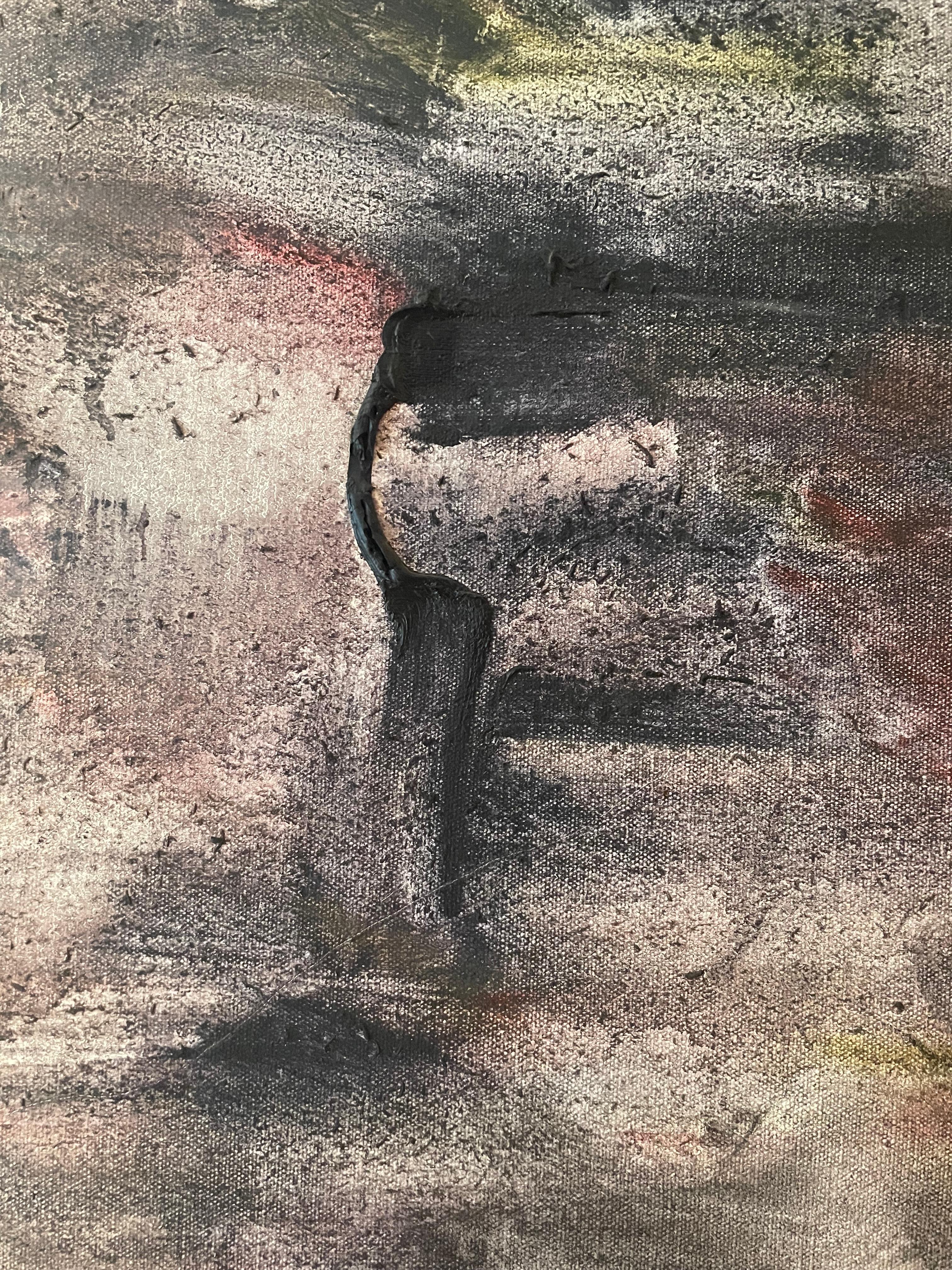 Paisaje Matinal, Dramático Rosa Rojo Impasto Contemporáneo Por Joyce Weinstein en venta 10