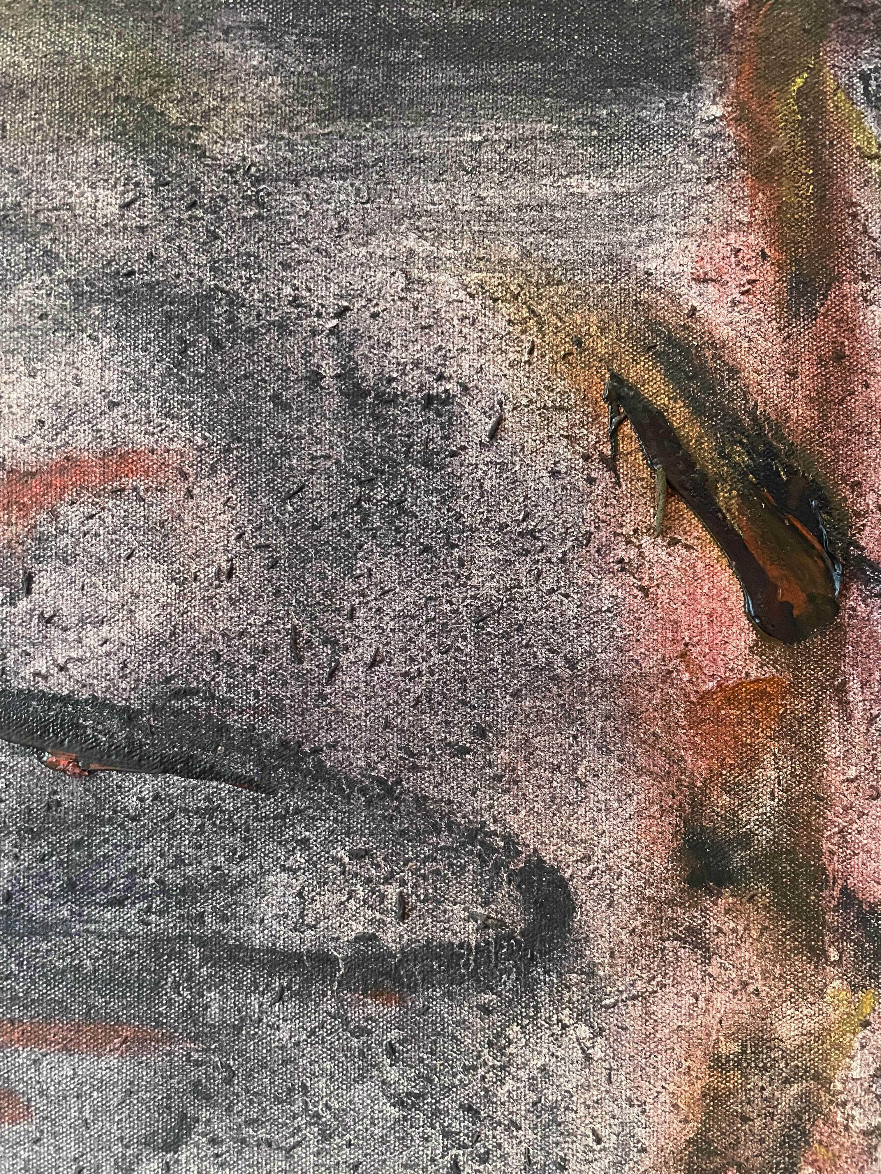 Paisaje Matinal, Dramático Rosa Rojo Impasto Contemporáneo Por Joyce Weinstein en venta 8