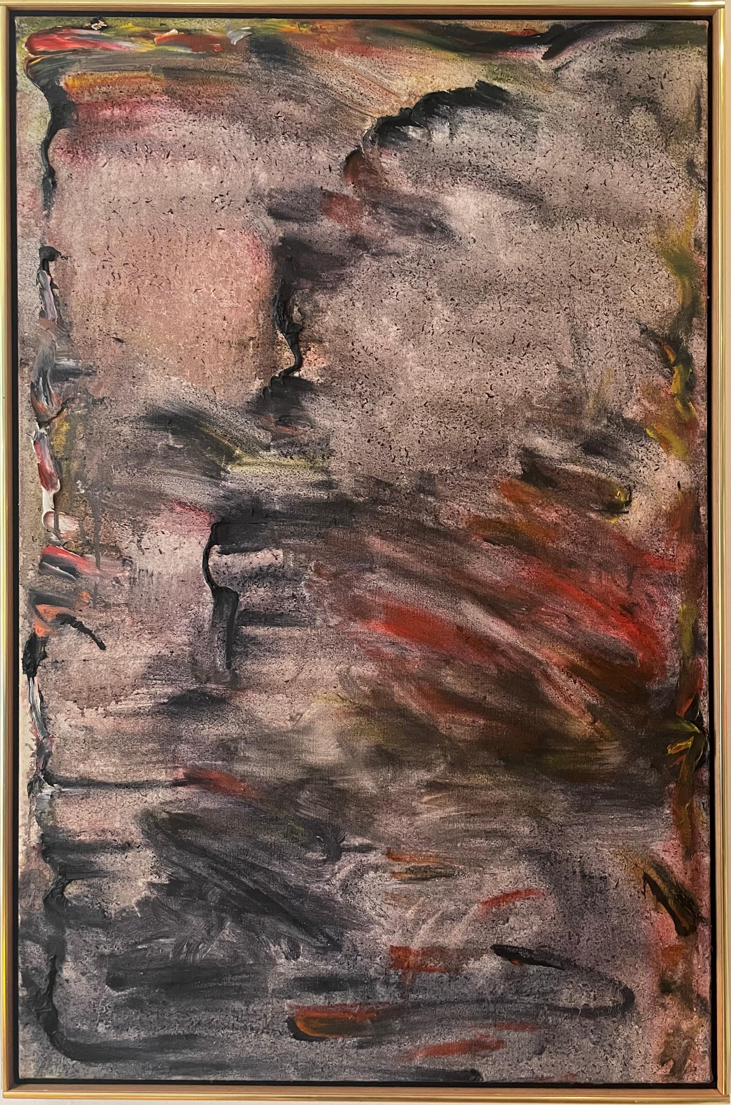 Un cuadro abstracto contemporáneo de Joyce Weinstein. "Ciudad-Mañana-Paisaje esquistoso" es un cuadro cautivador de 1982 que hace alarde de la brillantez y creatividad tempranas del artista. 

Weinstein mezcla con maestría las distintas técnicas de