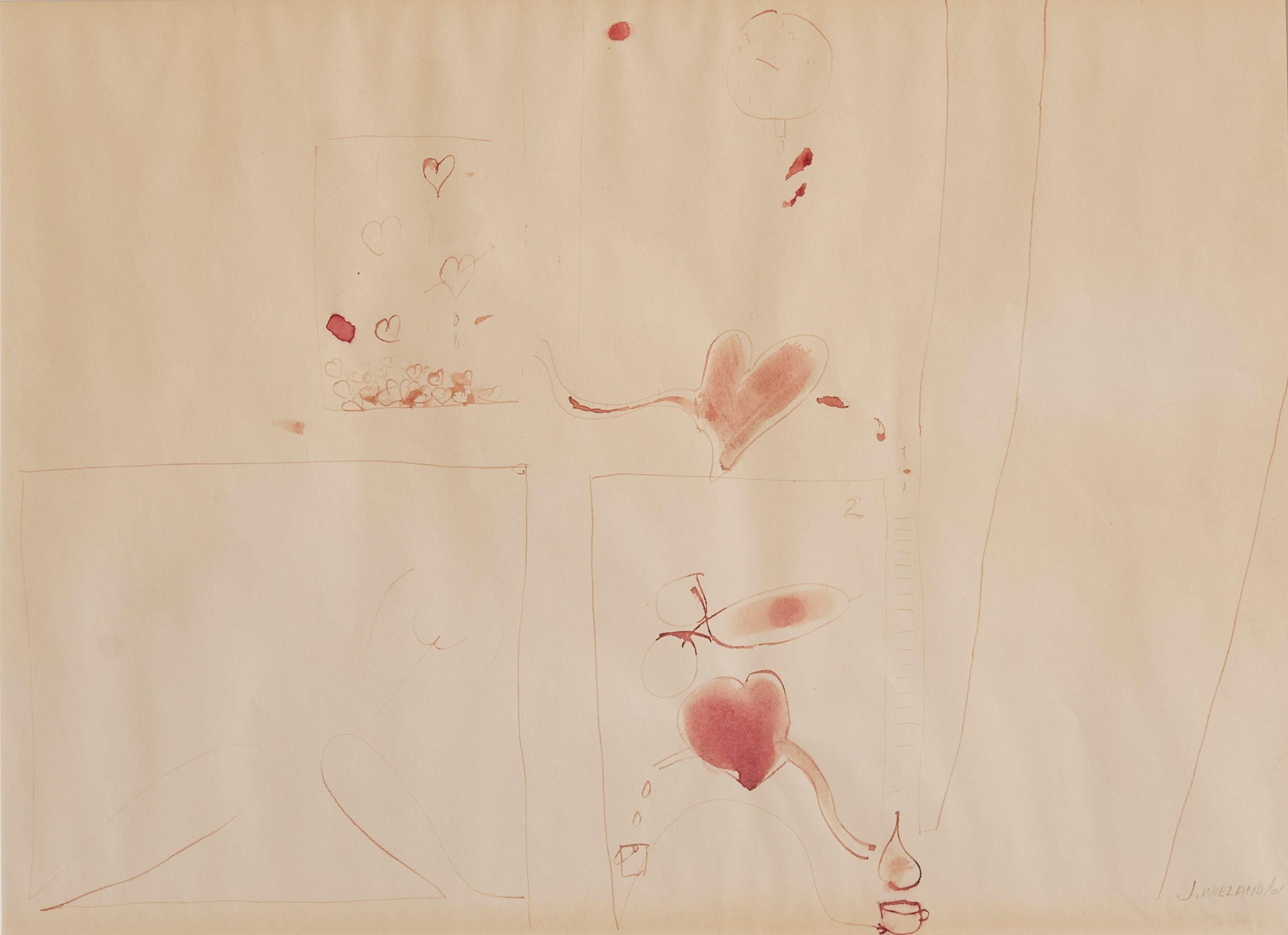 La fabbrica del cuore - Painting di Joyce Wieland