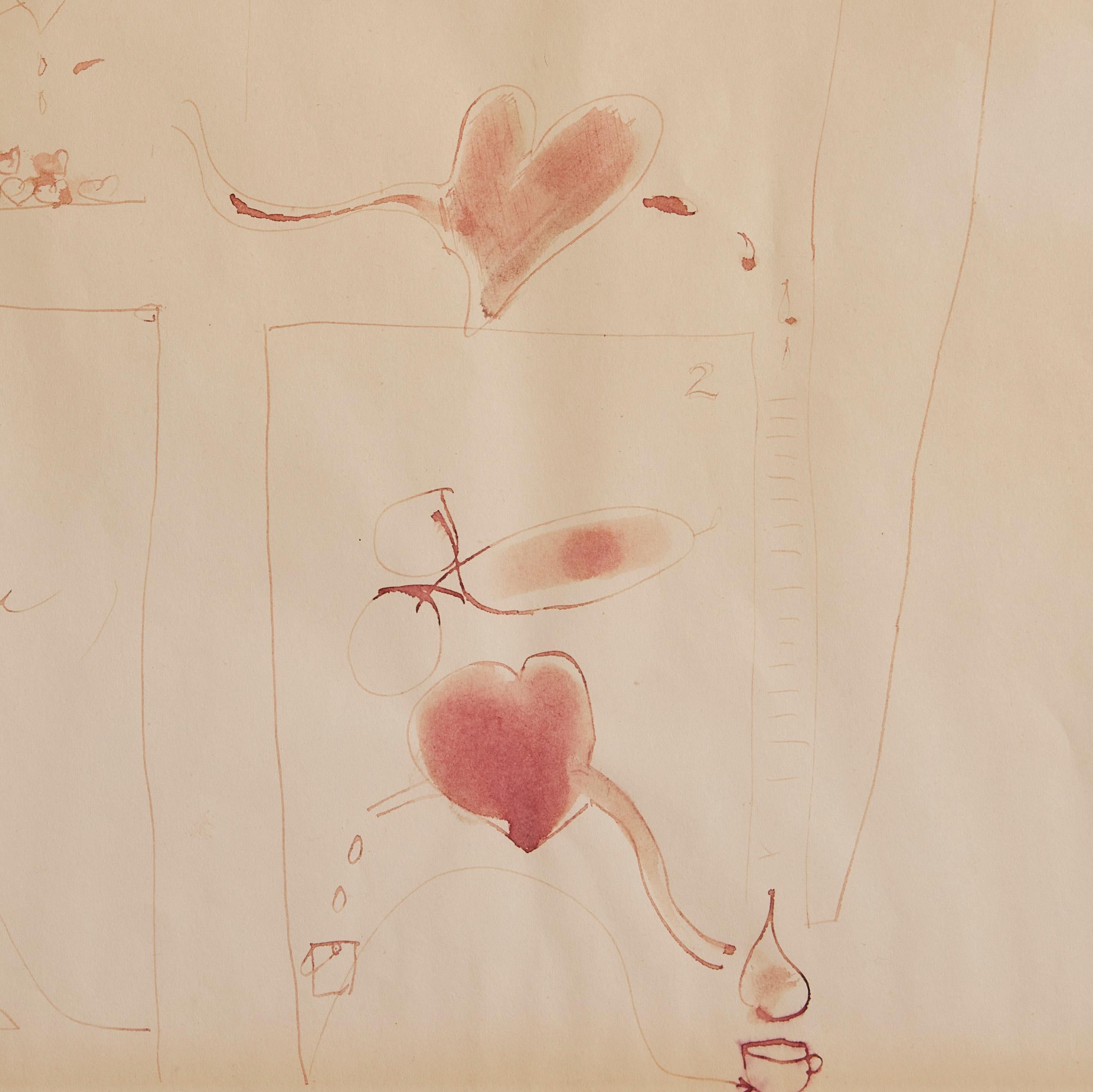 La fabbrica del cuore - Painting Concettualismo di Joyce Wieland